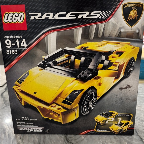 Lego Other - LEGO Lamborghini Racers Yellow Sports Coupe Set